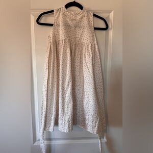 Vintage Strasburg Toddlers Cream Pink Floral Dress 3T-4T Cottagecore Praire